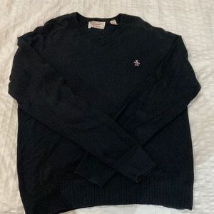 Penguin men’s V neck knit sweater size M